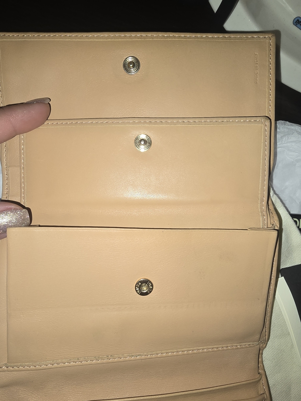 Fendi FF Monogram Tan Large Leather Wallet With Dustbag - Picture 10 of 16